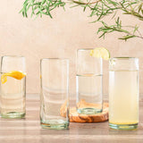 Handblown Mexican Highball Glasses - Clear: With Gift Box