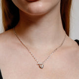 Heart Toggle Necklace in Sterling Silver