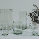 Handblown Mexican Highball Glasses - Clear: With Gift Box