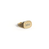 Signet Ring(Brass / Work Patina)