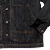 W's Denim Barn Coat (Rinse Black)