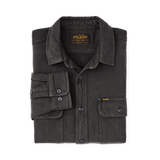 Vintage Flannel Work Shirt (Charcoal)