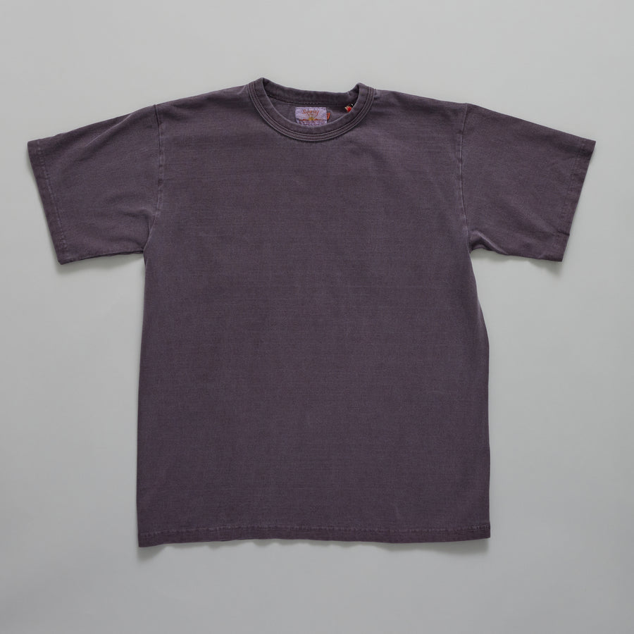 Makaha SS T-Shirt - 300gsm Japaneses Jersey (Pigment Dye Raisin)