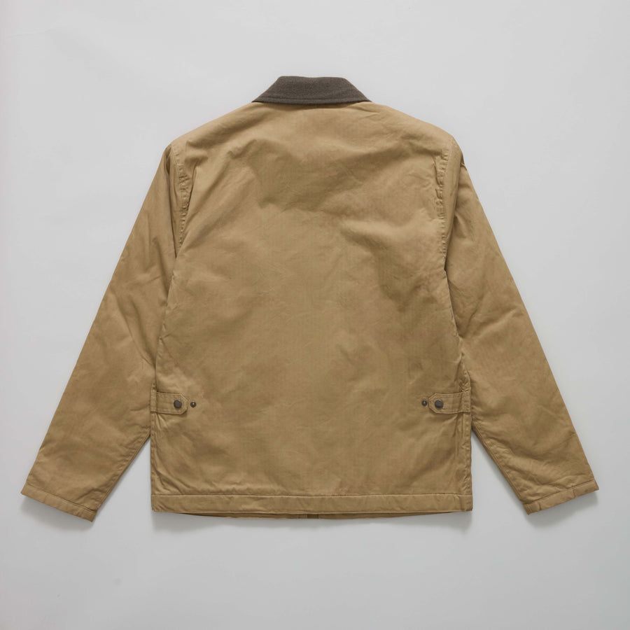 The Deck Jacket in Khaki Dry Wax