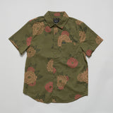 Charter Print S/S WVN (Ivy Green/Painterly Floral)