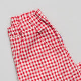 Gingham Arc Pants (Red Gingham)