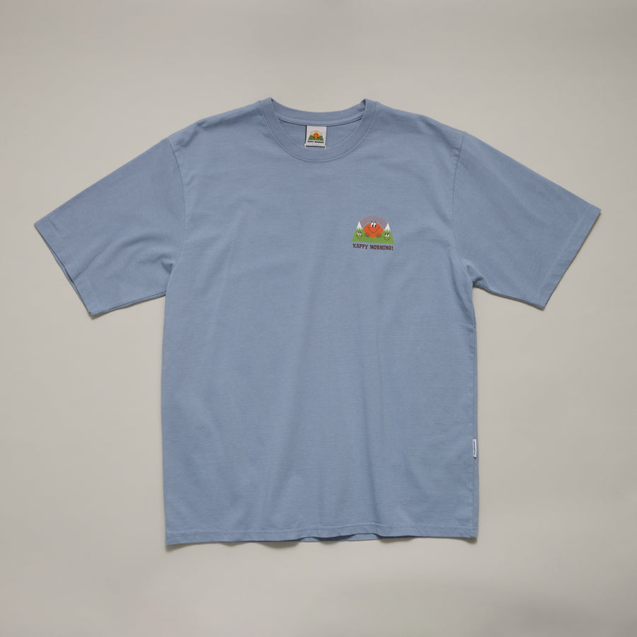 Kappy Morning Half T-Shirt (Dusty Blue)