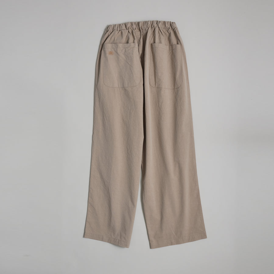 Two Tuck Wide Pants (Beige)