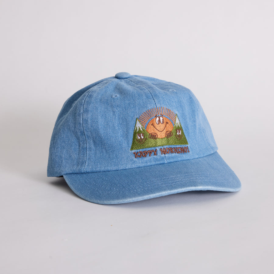 Kappy Morning Denim Cap (Blue)