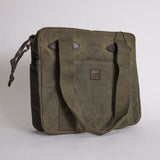 Tin Cloth Tote Bag With Zipper (Otter Green)