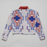Trail Terry Cloth Trucker Jacket (Electronic Indigo Patter)