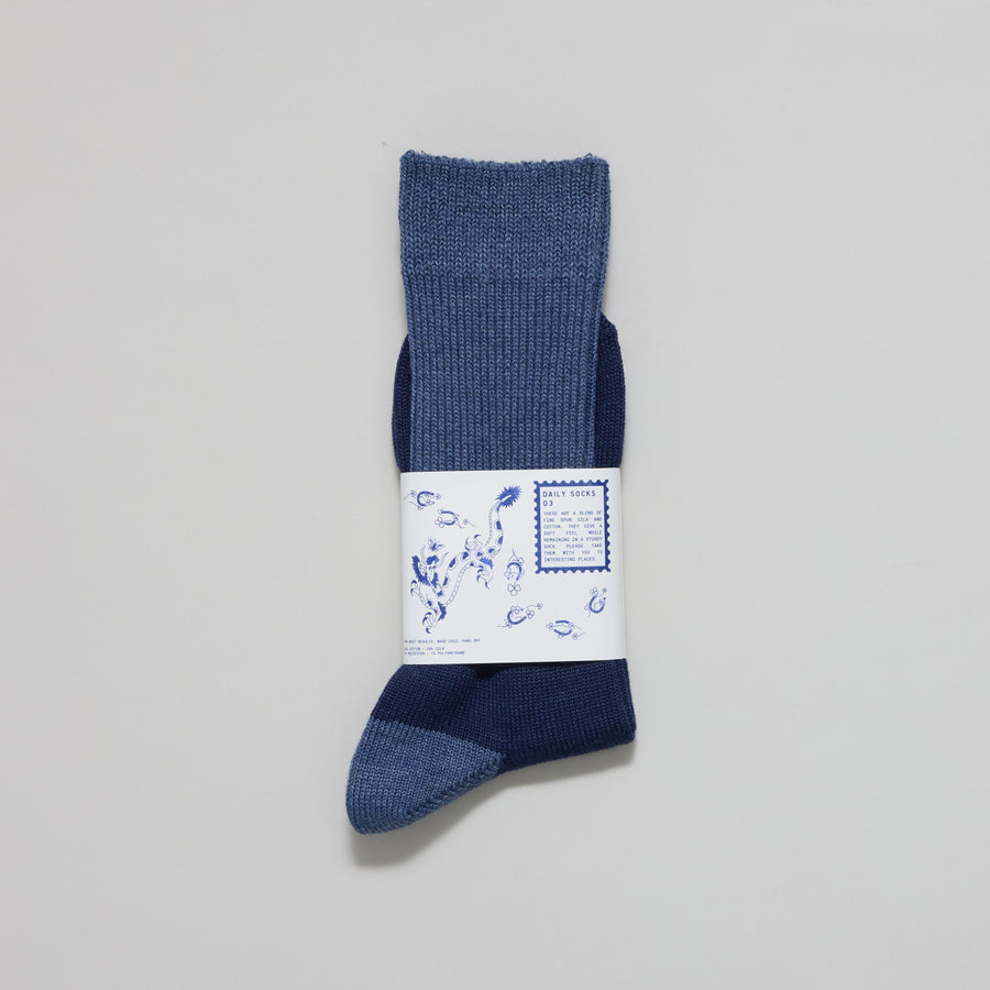 Daily Sock 03 (Navy)