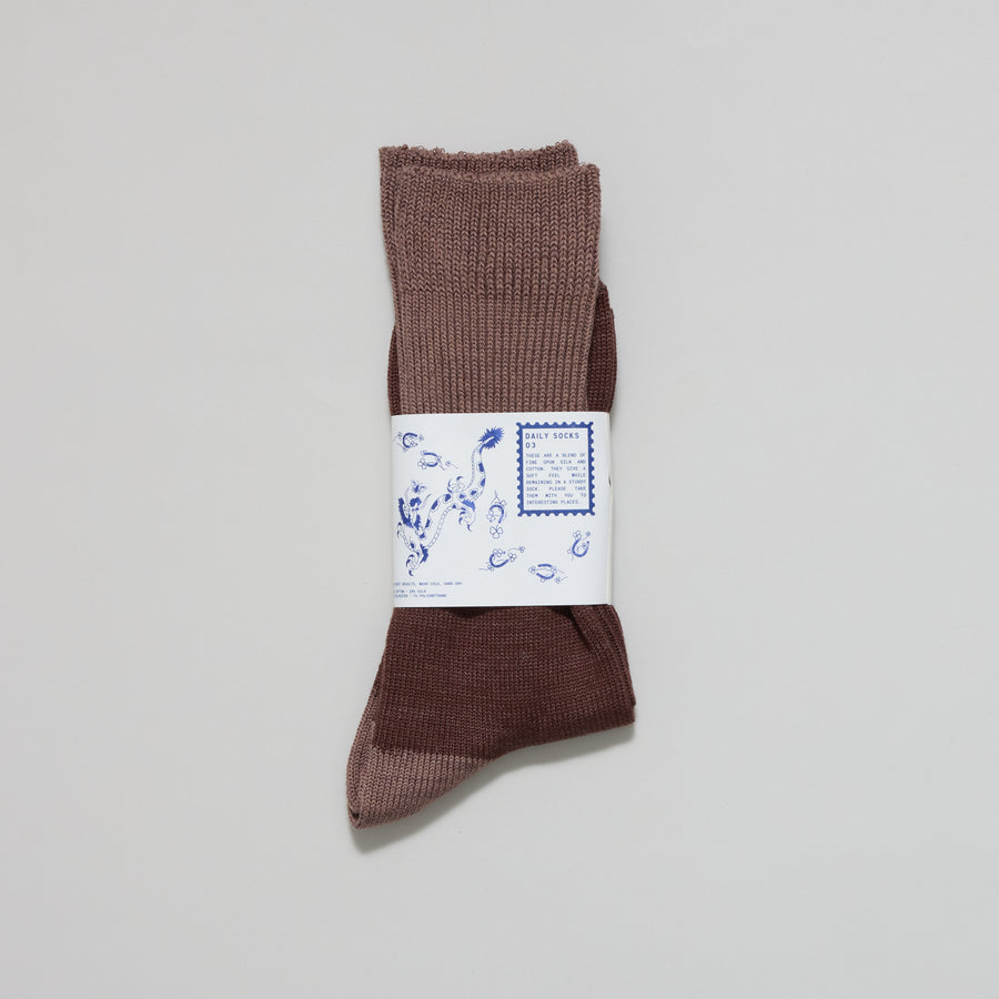 Daily Sock 03 (Brown)