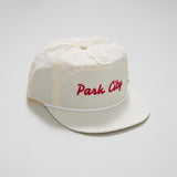 Park City Red Script Rope Hat