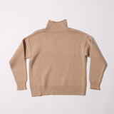 Maggie Rollneck Sweater (Almond)