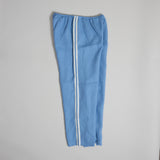 The Linen Crop Racer Stripe Pant (Cornflower)