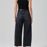 Ayla Raw Hem Crop in Bronson