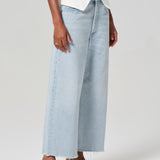Ayla Raw Hem Crop (Sailor)