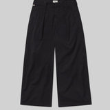 Cara Cropped Pleated Trouser (Black)