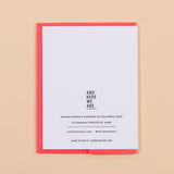 Yee Haw Western Birthday Letterpress Greeting Card Spring Easter