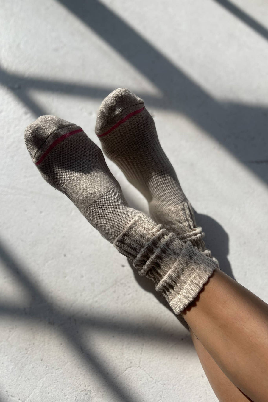 Ballet Socks: Oatmeal