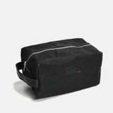 Waxed Cotton Dopp Kit // Toiletry Bag (True Black)