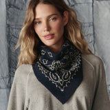 The Bandana Kerchief (Navy)