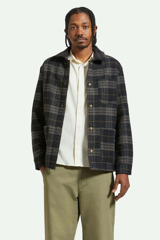 Shop Chore Coat (Black/Charcoal Plaid)