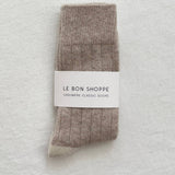 Classic Cashmere Socks: Camel