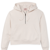 W's French Terry Half-Zip (Ivory)