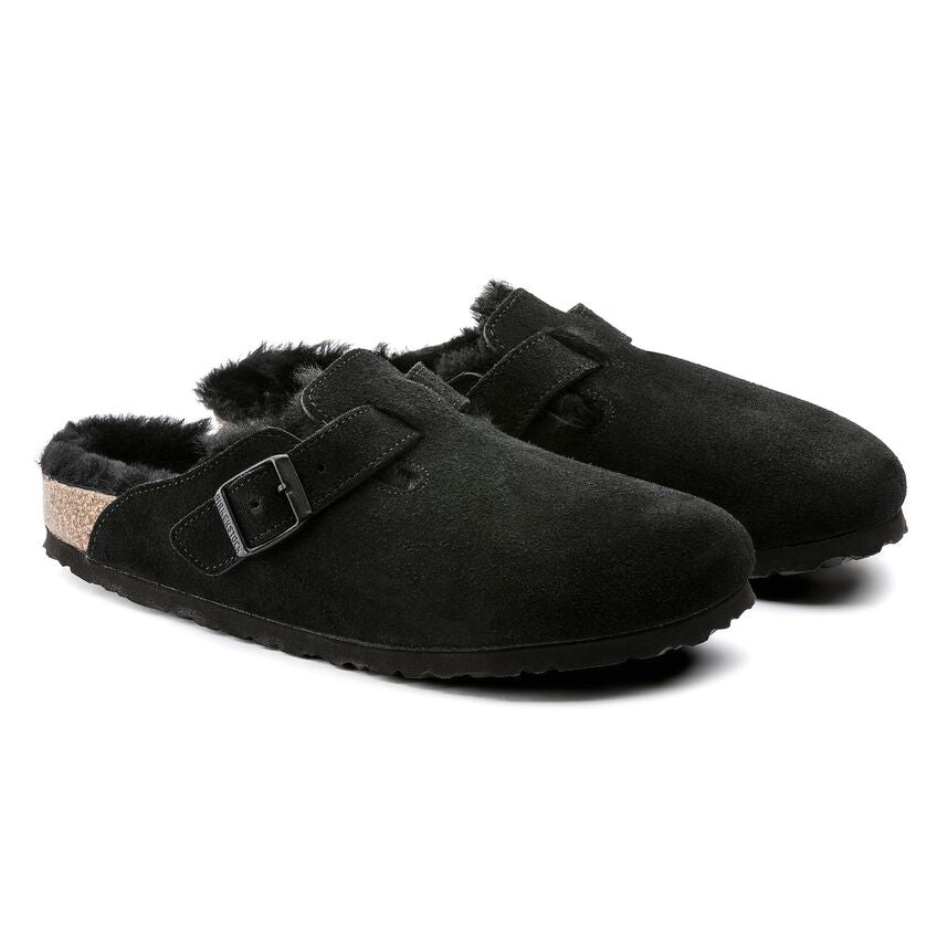 Boston Shearling Suede Leather (Black)