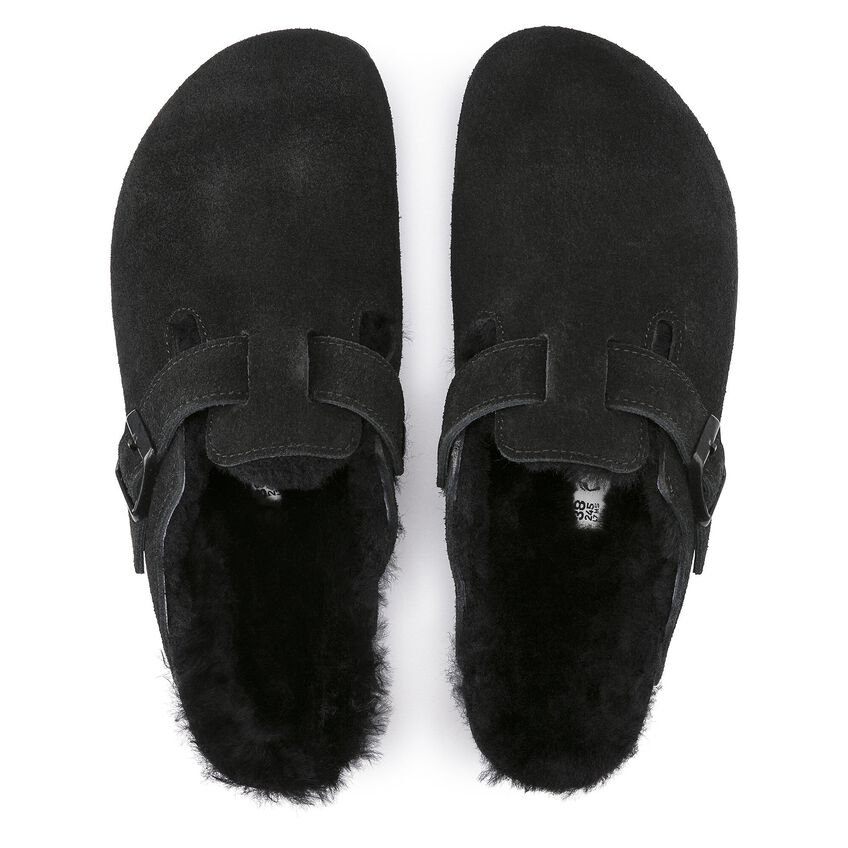 Boston Shearling Suede Leather (Black)