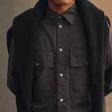 Atlas Cotton Poplin Shirt (Peat)
