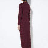 Barbara Dress (Burgundy)