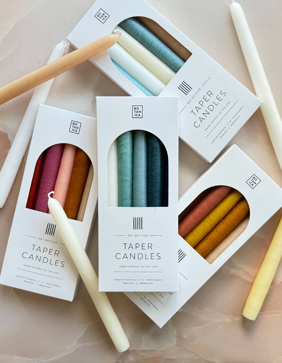 Elemental Zodiac Taper Candles | WATER