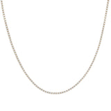 Axis Necklace (White 18in / Stainless Steel)