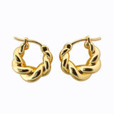 Puffy Twist Huggies (Gold)