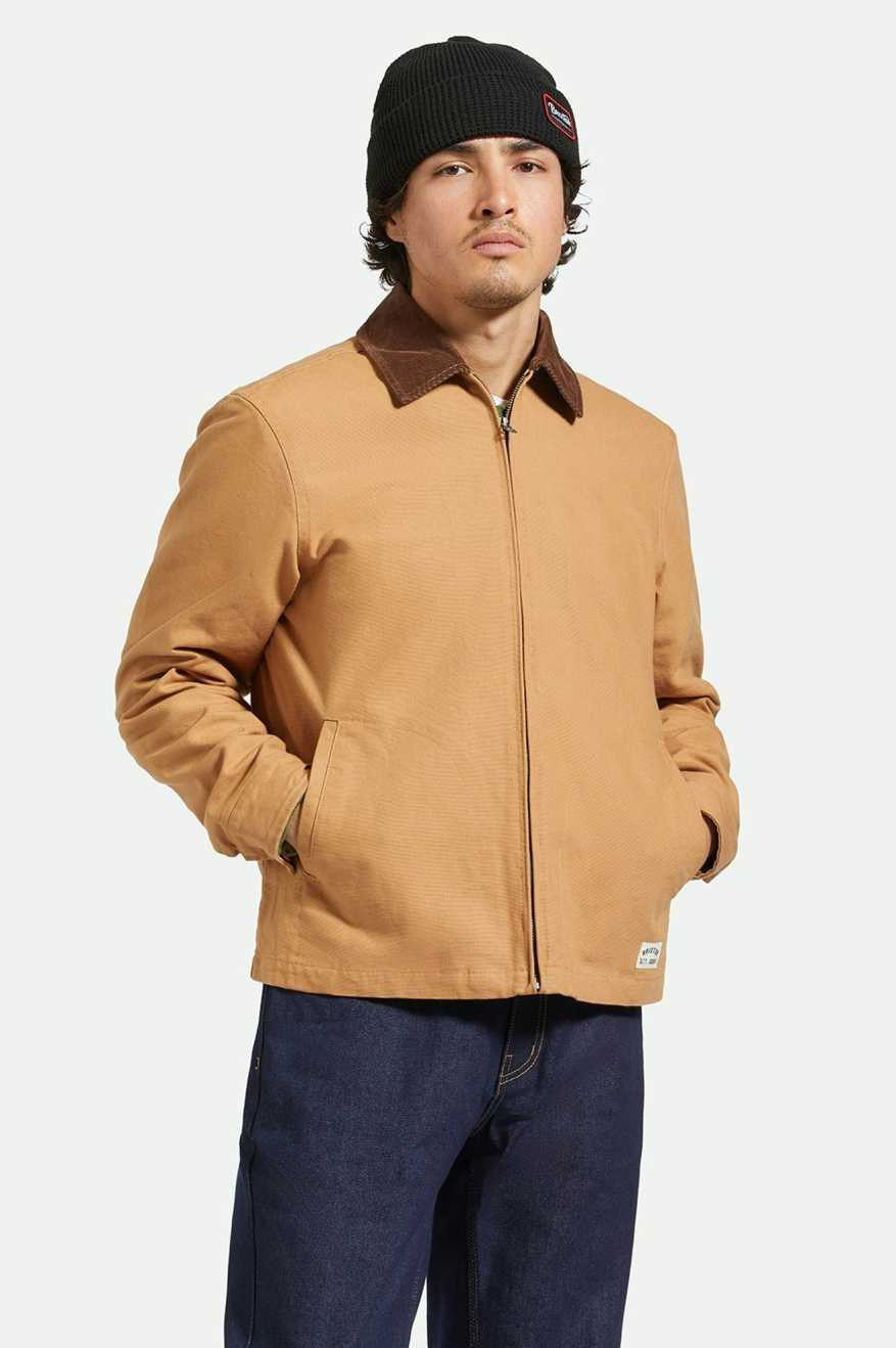 Mechanic Garage Zip Jacket (Tobacco)