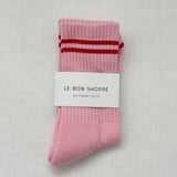 Boyfriend Socks (Amour Pink)