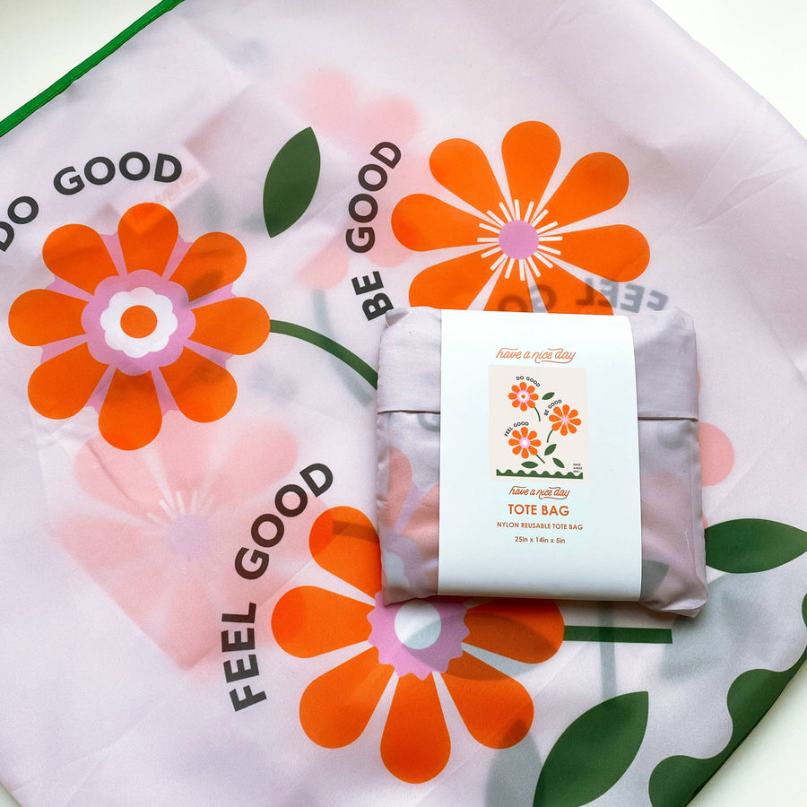 Feel Good Reusable Nylon Bag (big)