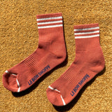 Girlfriend Socks (Mahogany)