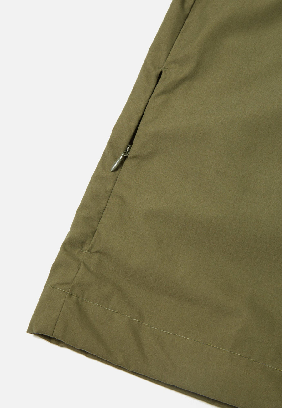 Tech Overshirt in Olive Recycled Poly Tech