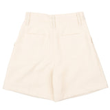 Twin Pleat Short (Judo Shashiko/Ecru)