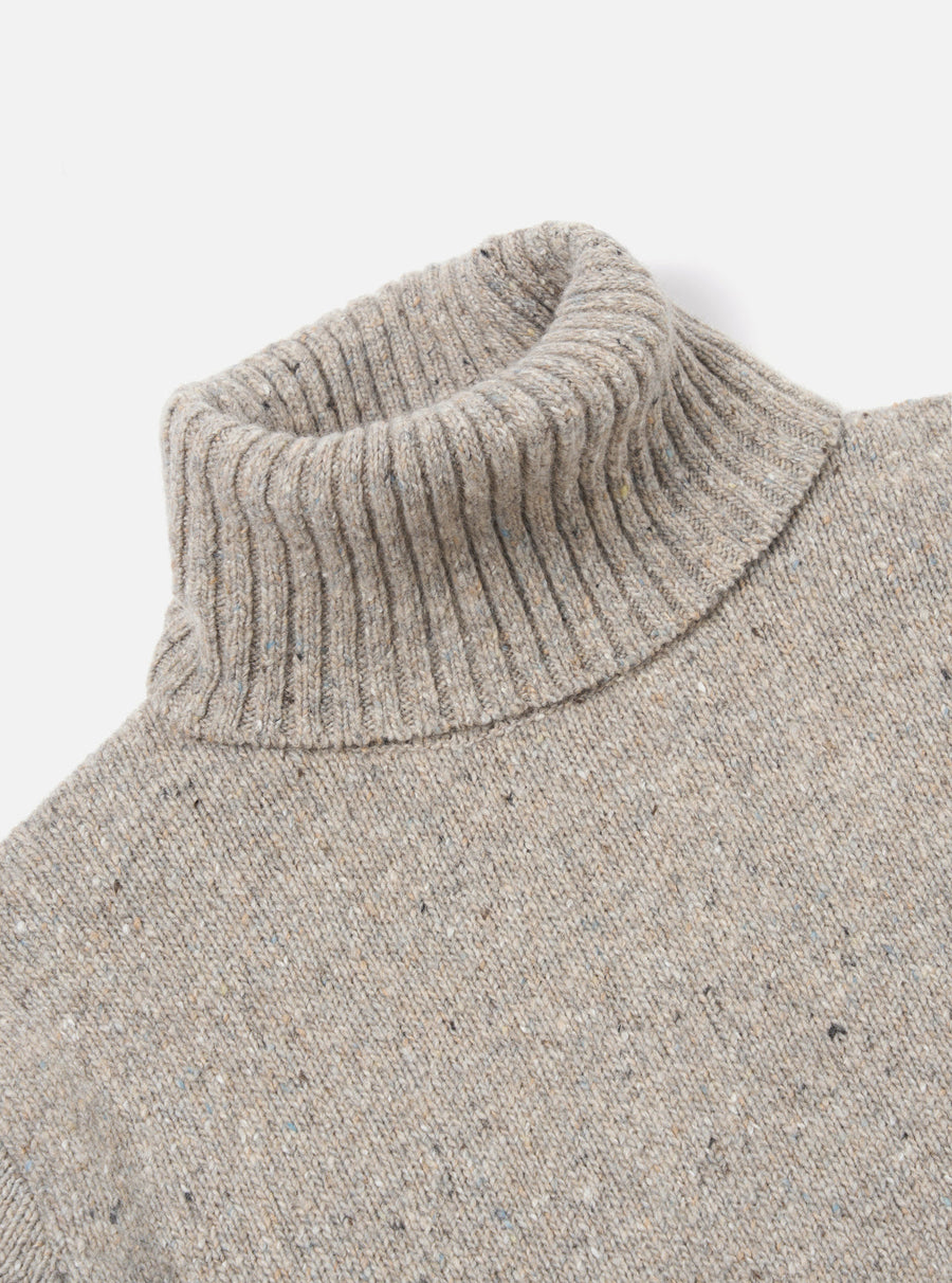 Roll Neck Sweater (Oatmeal)