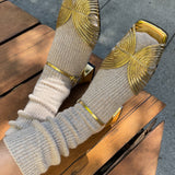 Winter Sparkle Socks (Champagne)