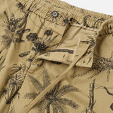 Sand Jungle Toile Twill Pleated Track Short