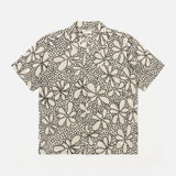 Black Kantha Flower Road Shirt