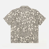 Black Kantha Flower Road Shirt