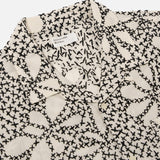 Black Kantha Flower Road Shirt