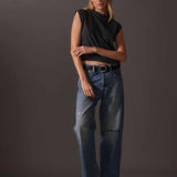 Relaxed Muscle Tee (Stretch Limo)